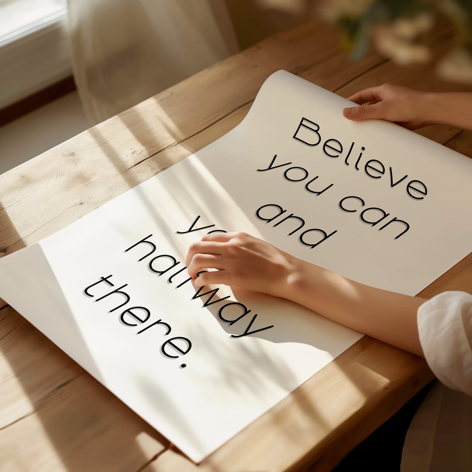 Believe you can | Quotes | Wall Art Print