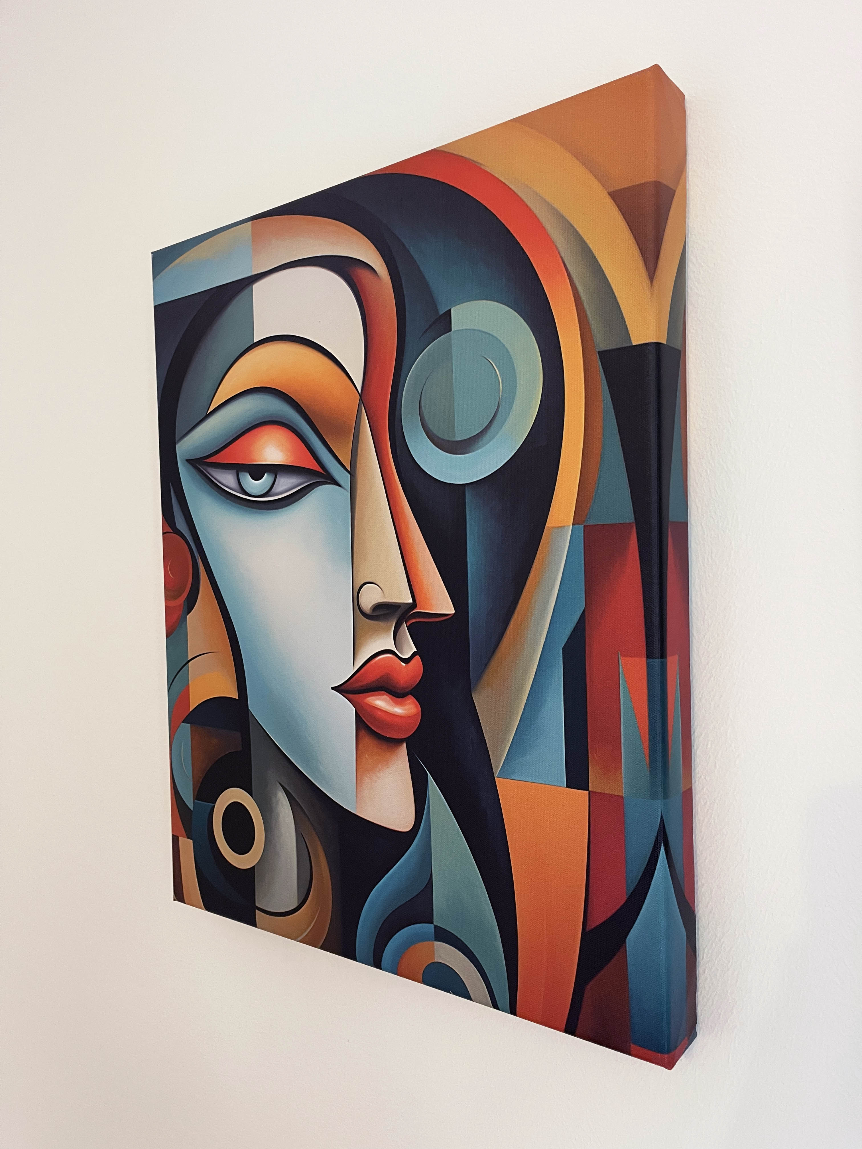 Abstract Art Face | Canvas 40x50cm | Decor Wall Art