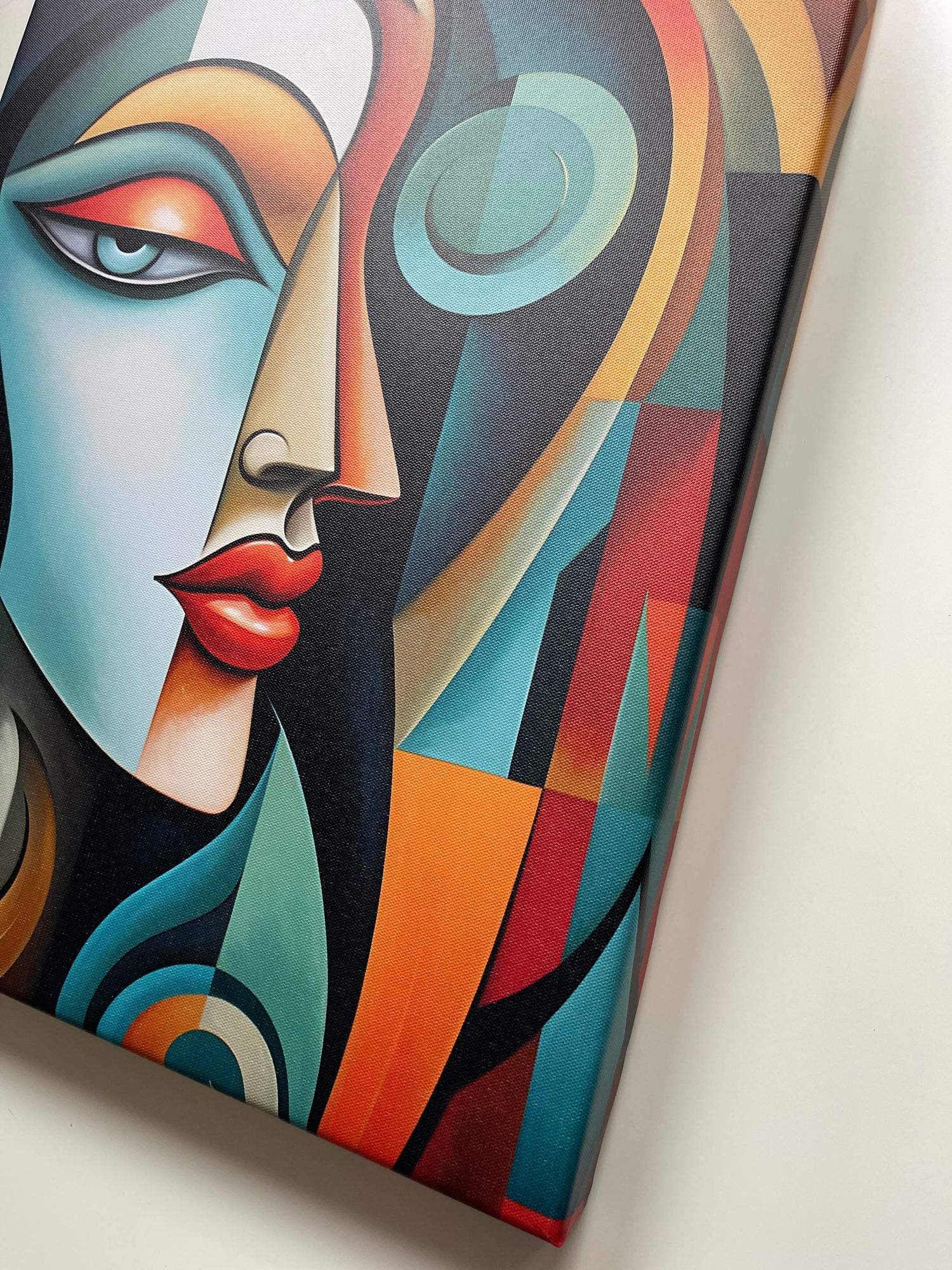 Abstract Art Face | Canvas 40x50cm | Decor Wall Art