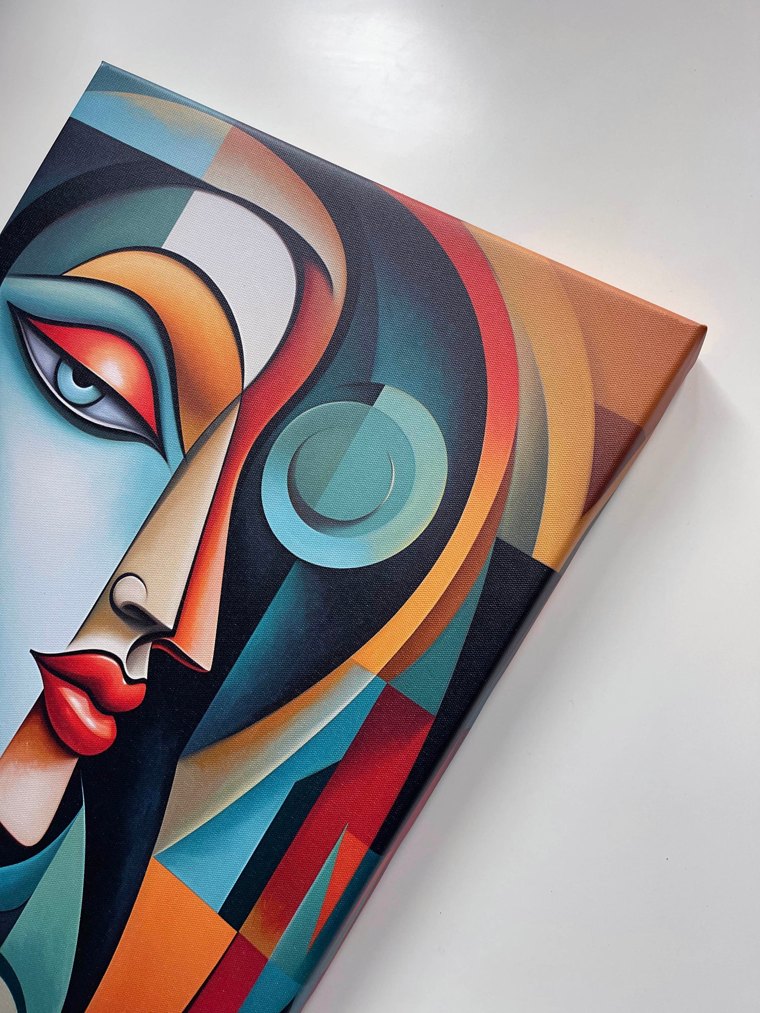 Abstract Art Face | Canvas 40x50cm | Decor Wall Art