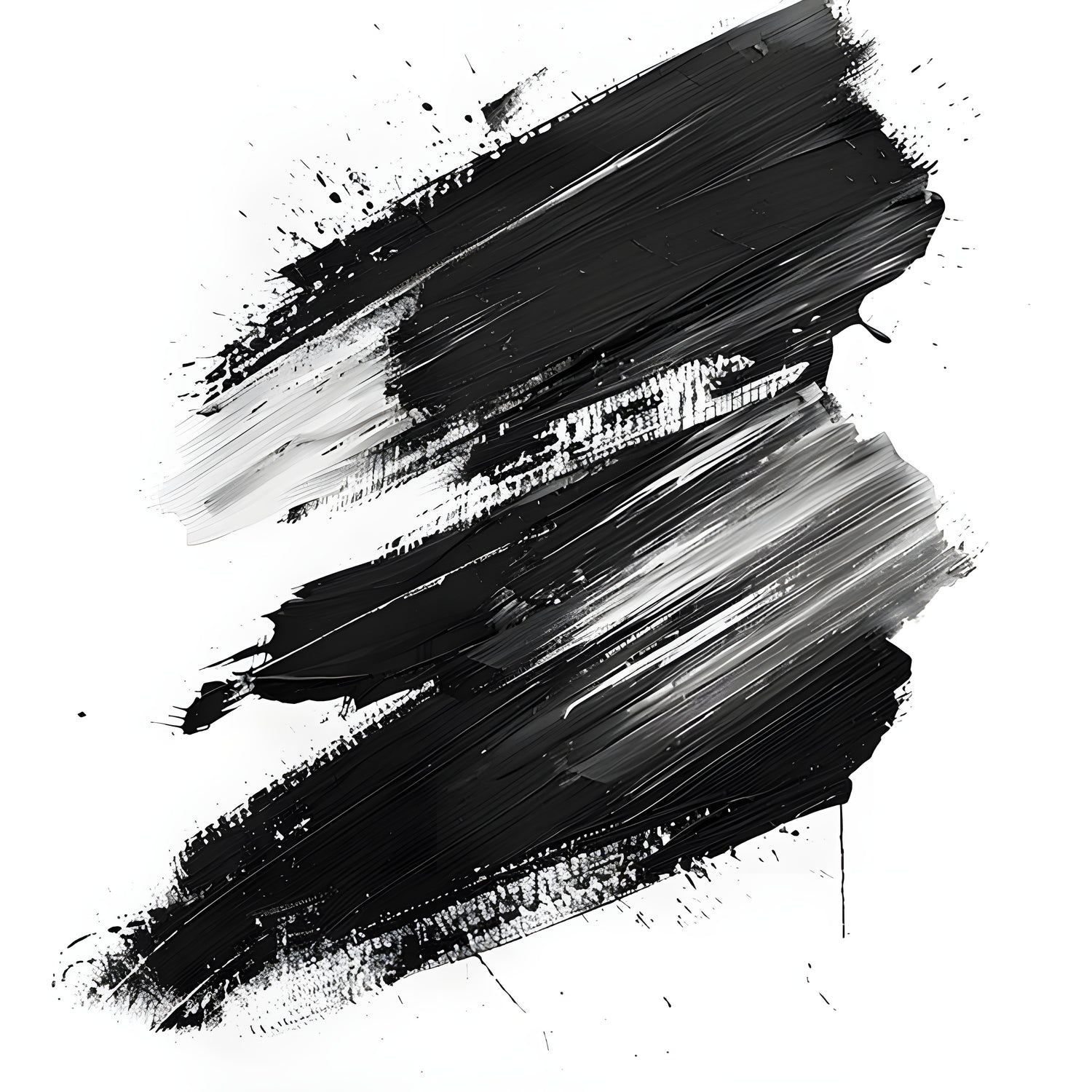 Abstract Art Black and White | Wall Art Print