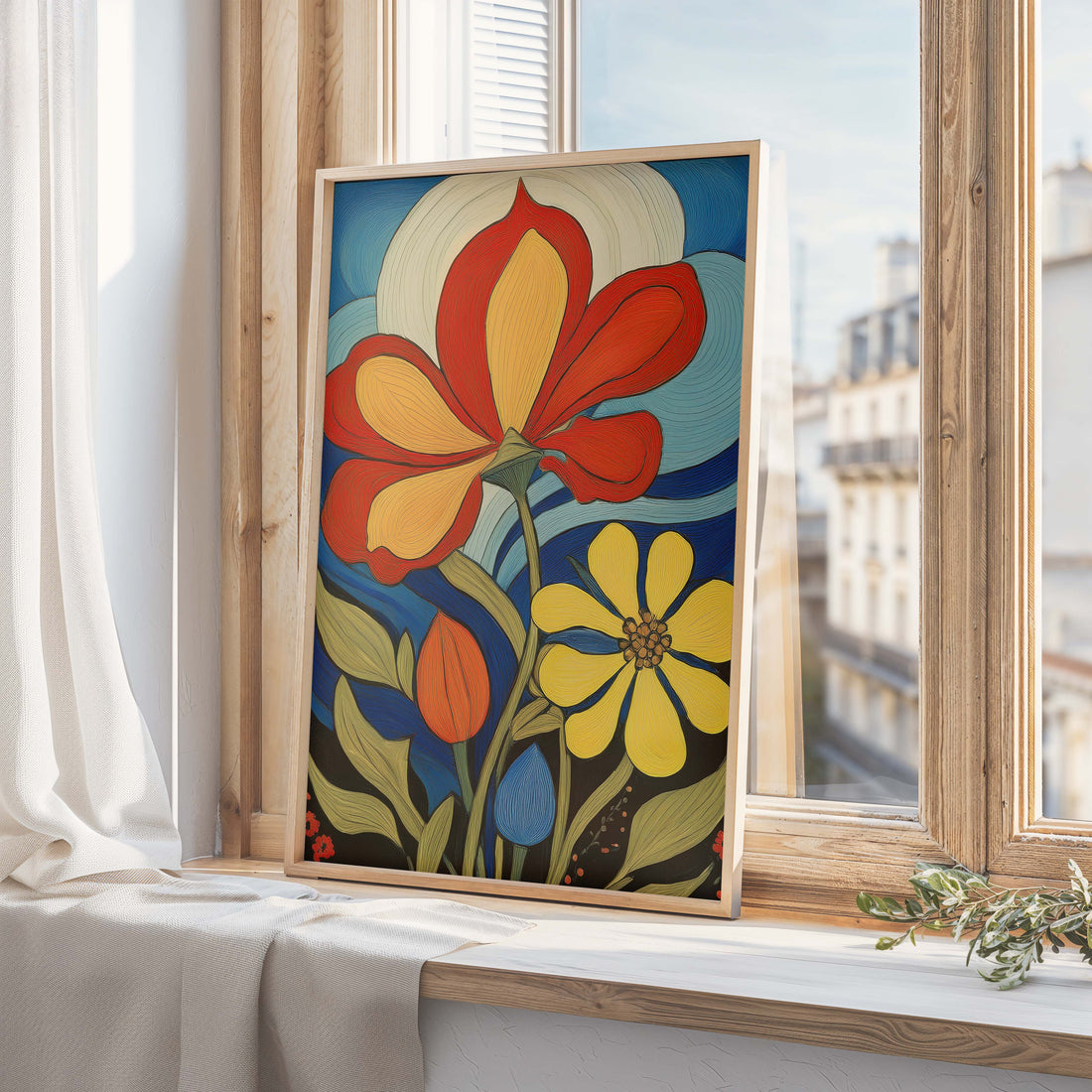 Flowers | Illustration Art | Frame