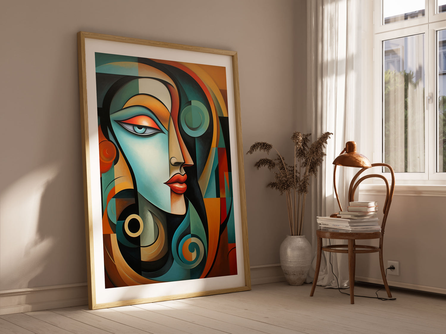 Abstract Art | Colorful Art | Artwork | Illustration Print | Framed