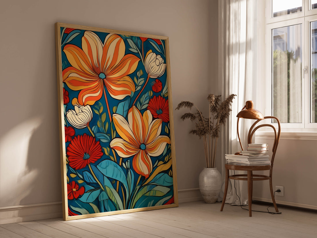 Flowers Art Print | Botanical | Frame