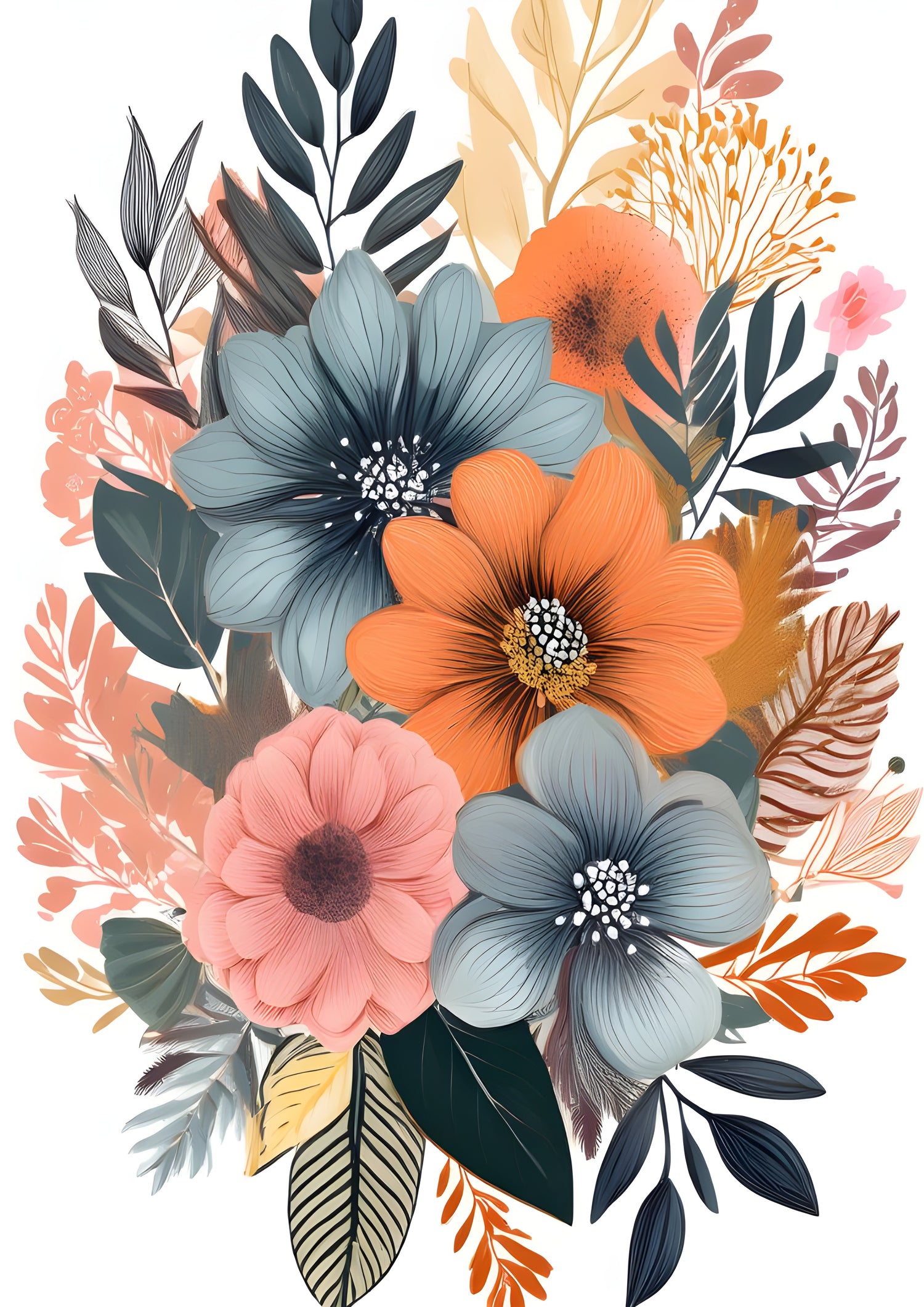 Botanical Illustration Print | Flowers