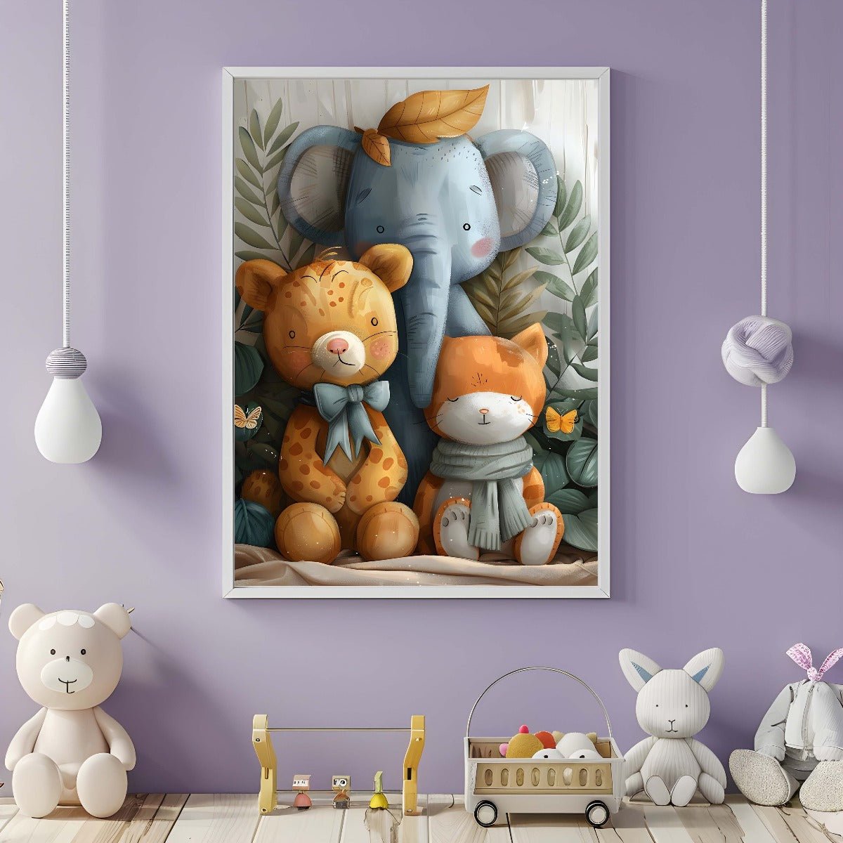 Watercolor Baby Elephant Print - Creative Arts