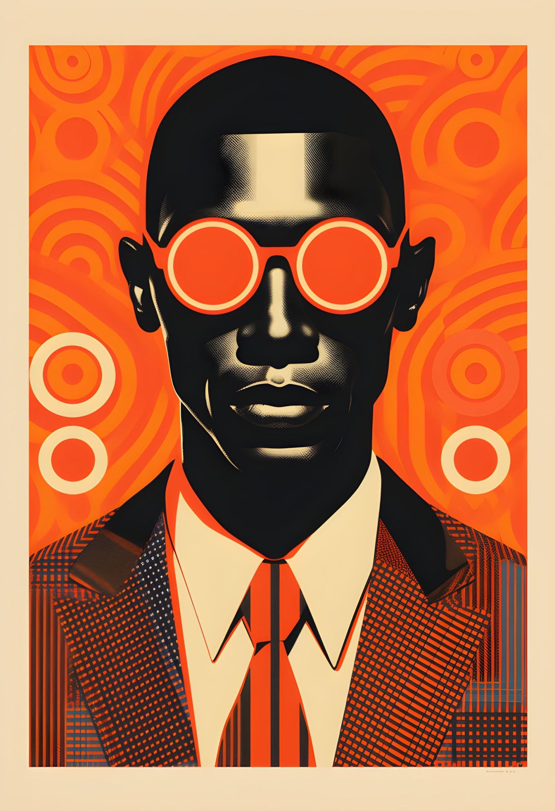 Black Man Painting | Black Man Ilustration Print | Creative Arts