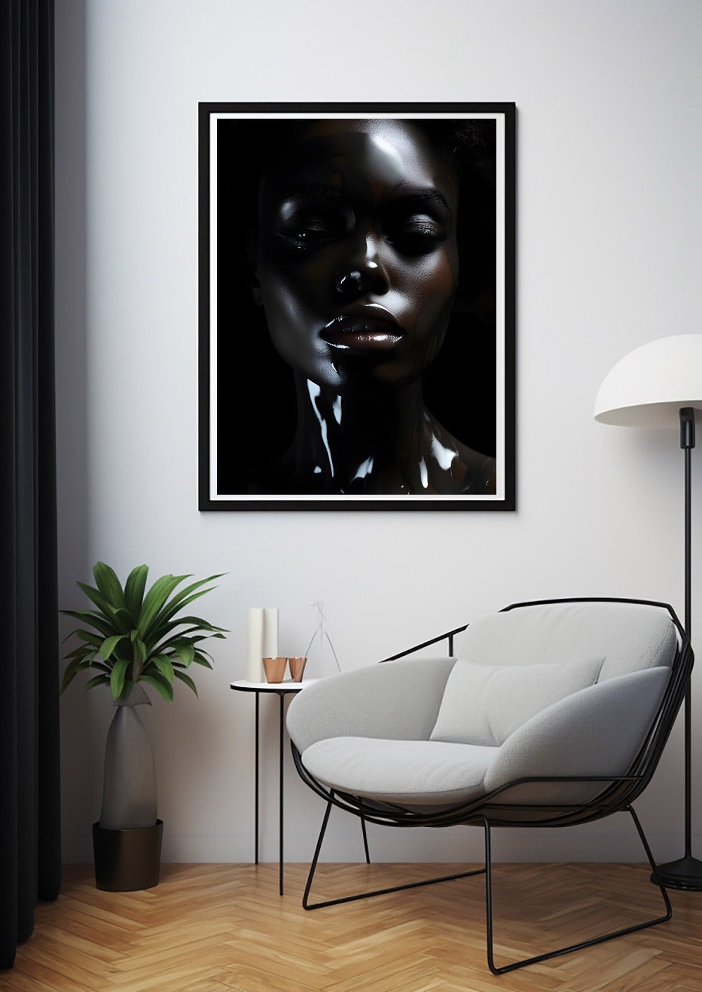 Black Woman in the Shadow | Art | Modern Art - Creative Arts