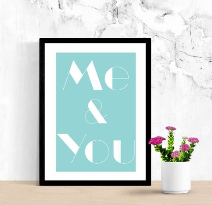 Me and You | Wall Art Print | Ilustration - Creative Arts