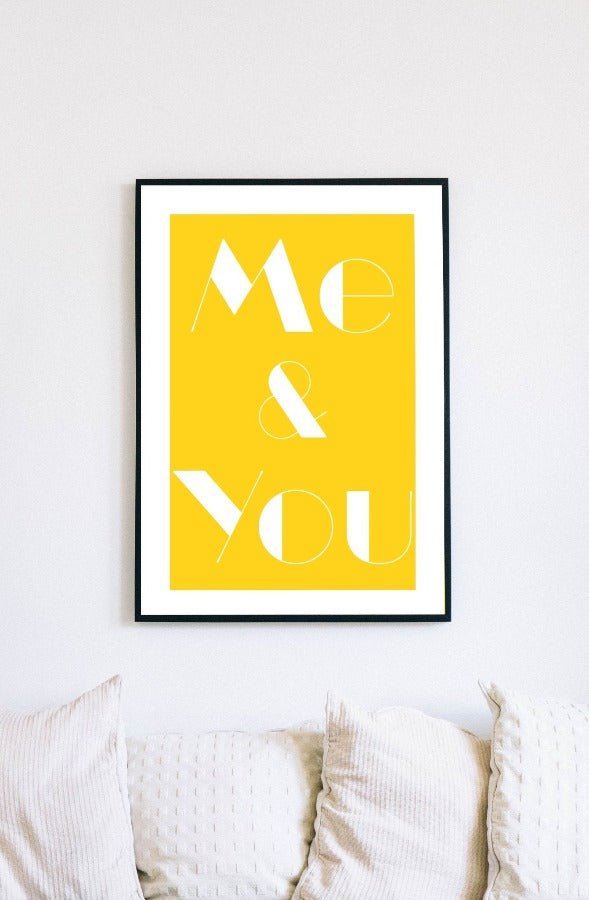 Me and You | Wall Art Print | Ilustration - Creative Arts